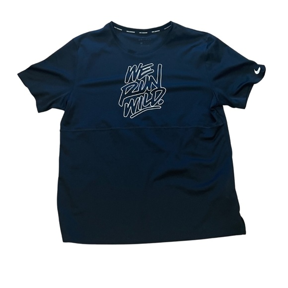 Nike Other - Nike Dri-fit ‘We run wild’ black running t-shirt large